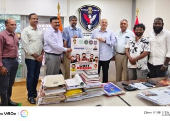 టాలీవుడ్ హీరోలు నటించిన “క్విట్ డ్రగ్స్” థియేట్రికల్ యాడ్ ఫిల్మ్  అండ్ పోస్టర్ ను లాంచ్ చేసిన తెలంగాణ ఈగల్ ఫోర్స్