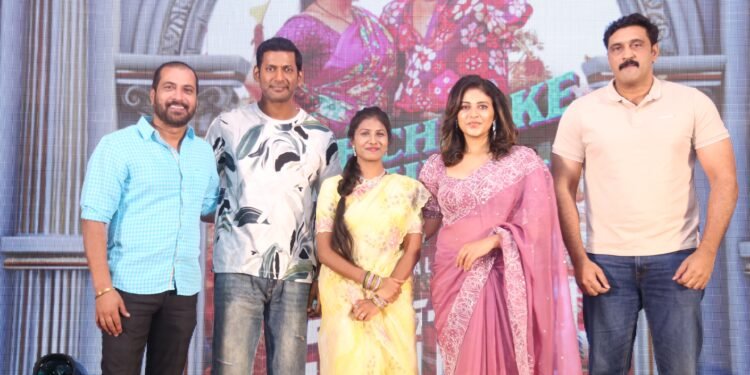 ‘మకుటం’ చిత్రం విజయం సాధించాలని అందరూ కోరుకుంటున్నారు.. ‘నచ్చాకే వచ్చేరా’ సాంగ్ లాంచ్ ఈవెంట్‌లో హీరో విశాల్