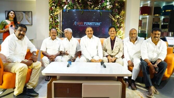 గచ్చిబౌలిలో ఘనంగా అను ఫర్నిచర్ 19వ ఫ్లాగ్షిప్ స్టోర్ ప్రారంభం
