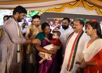 జూబ్లీహిల్స్ ఎమ్మెల్యే నవీన్ యాదవ్ ఆధ్వర్యంలో 2000 మంది ఆడపడుచులకు సామూహిక శ్రీమంతం