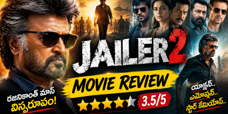 జైలర్ 2 మూవీ రివ్యూ: రజనీ స్టైల్కు ఫిదా అవ్వాల్సిందే.. యాక్షన్, స్టార్ క్యామియోలతో మాస్ ట్రీట్!
